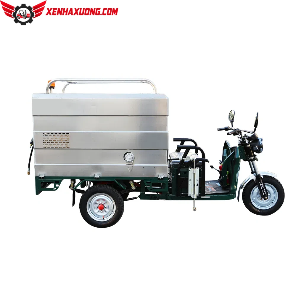 Xe Điện 3 Bánh Vệ Sinh Lưu Động Có Vòi Xịt Áp Lực Lớn 10 Xe ba bánh điện rửa đường lưu động áp lực lớn xenhaxuong.com - Xe Điện 3 Bánh Vệ Sinh Lưu Động Có Vòi Xịt Áp Lực Lớn