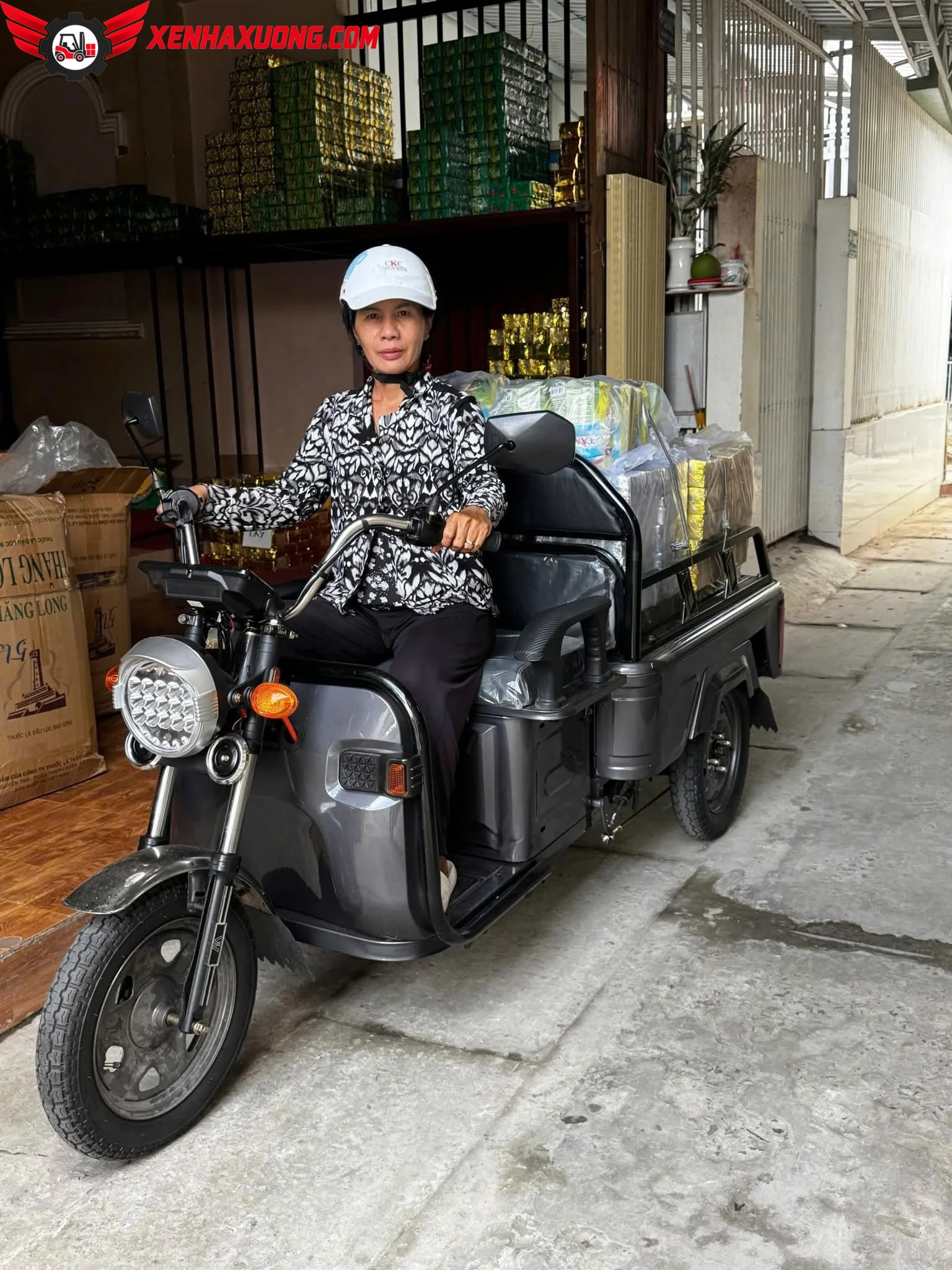 Xe Điện 3 Bánh Chở Hàng 200kg Mingma 5 Xe Điện 3 Bánh Chở Hàng 200kg Mingma - Ảnh 5