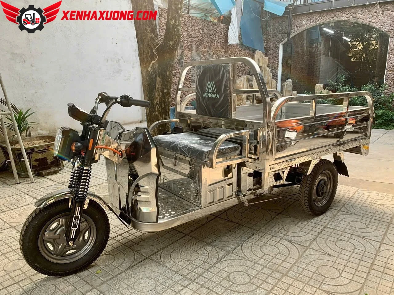 Xe Điện 3 Bánh Chở Hàng Inox 1 Tấn Mingma 9 Xe Điện 3 Bánh Chở Hàng Inox 1 Tấn Mingma - Ảnh 9