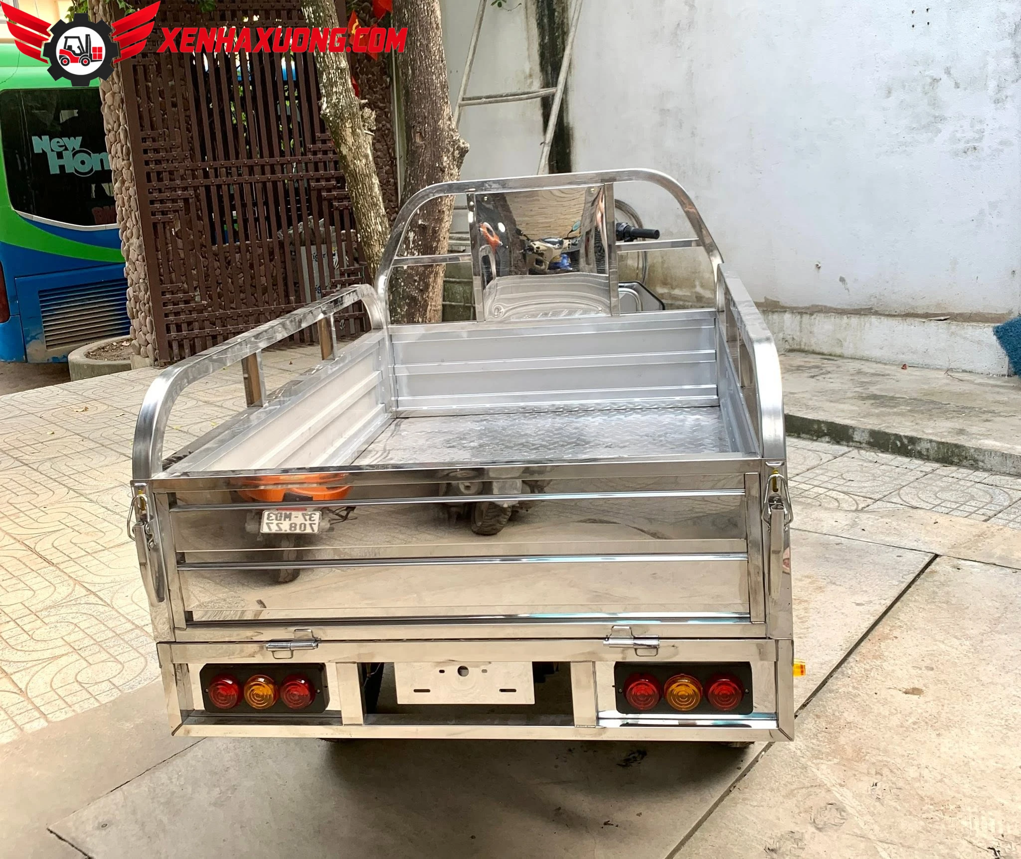 Xe Điện 3 Bánh Chở Hàng Inox 1 Tấn Mingma 11 Xe Điện 3 Bánh Chở Hàng Inox 1 Tấn Mingma - Ảnh 11