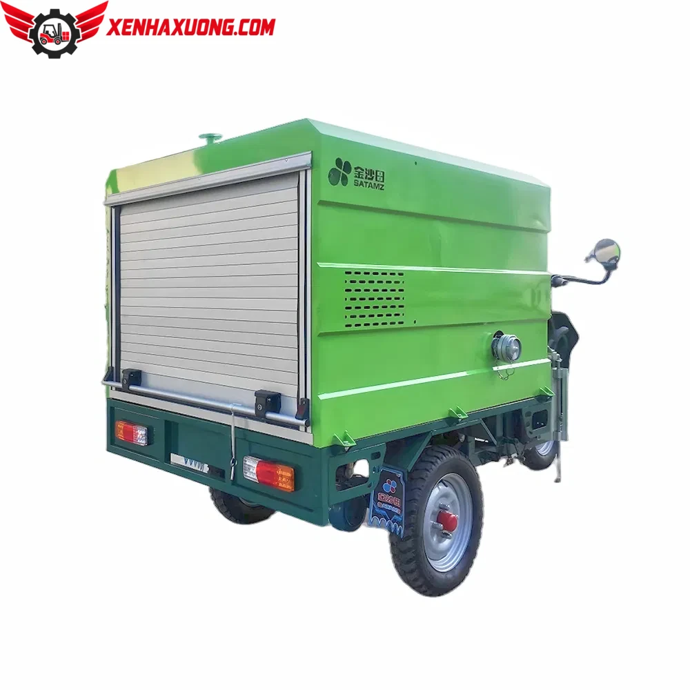 Xe Điện 3 Bánh Vệ Sinh Đô Thị Kèm Máy Xịt Rửa Áp Lực Cao 16 Xe điện 3 bánh vệ sinh công cộng kèm máy xịt rửa áp lực cao xenhaxuong.com - Xe Điện 3 Bánh Vệ Sinh Đô Thị Kèm Máy Xịt Rửa Áp Lực Cao
