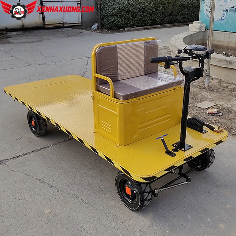 Xe Điện Chở Hàng 4 Bánh Sản Phẳng Ngồi Lái Phía Trước 7 Xe điện 4 bánh chở hàng sàn phẳng ngồi lái phía trước - xenhaxuong.com - Công ty CP Xe chuyên dùng Việt Nam