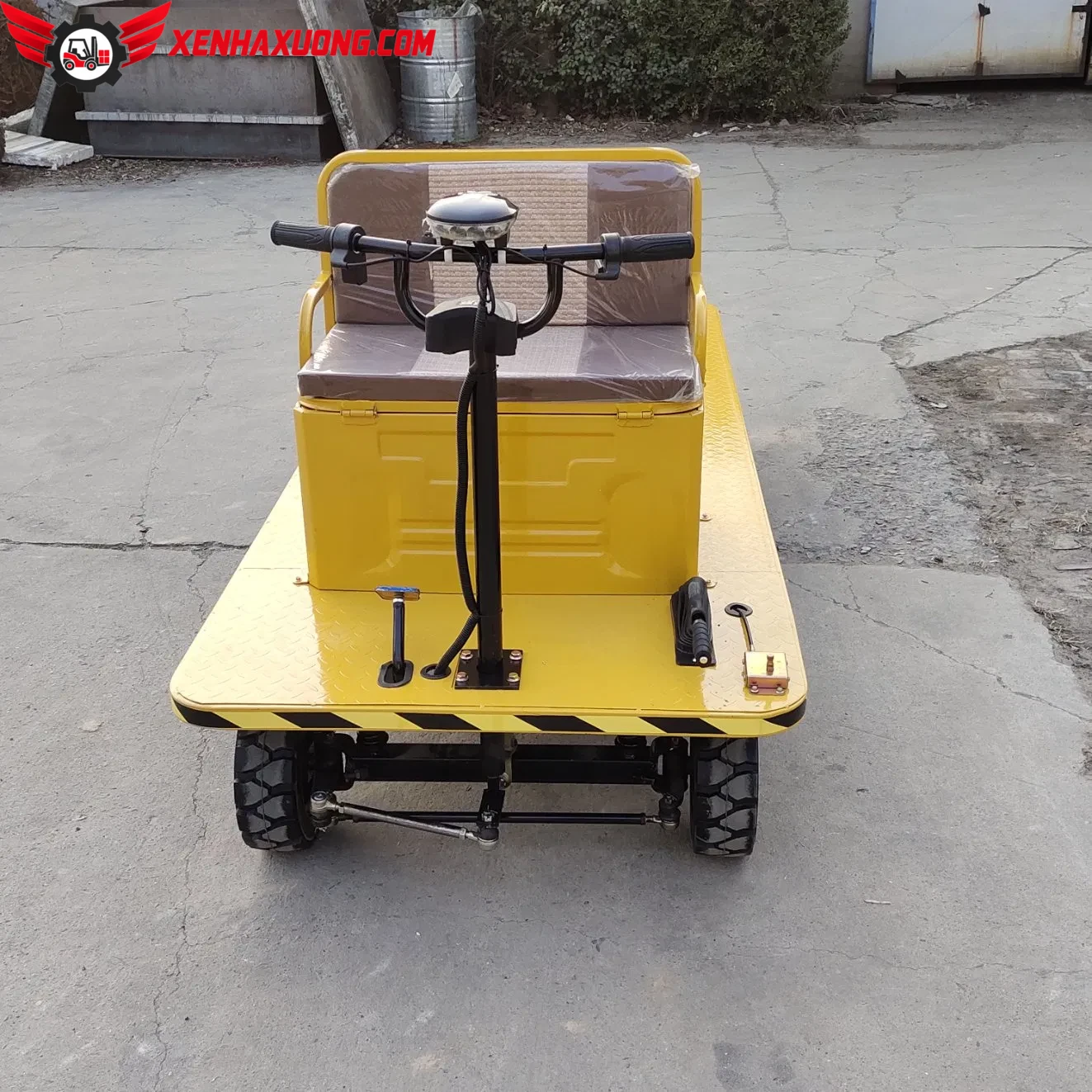 Xe Điện Chở Hàng 4 Bánh Sản Phẳng Ngồi Lái Phía Trước 3 Xe Điện Chở Hàng 4 Bánh Sản Phẳng Ngồi Lái Phía Trước - Ảnh 3