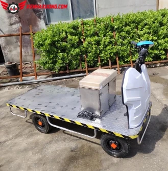 Xe Điện Chở Hàng 4 Bánh Sản Phẳng Ngồi Lái Phía Trước 9 Xe điện chở hàng 4 bánh sàn phẳng ngồi lái phía trước nhà máy - xenhaxuong.com - Công ty CP Xe chuyên dùng Việt Nam