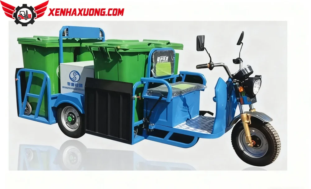 Xe Điện Chở Rác 3 Bánh Chở 4 Thùng Lớn Phía Sau 10 Xe điện chở rác 3 bánh chở 4 thùng lớn xenhaxuong.com - Xe Điện Chở Rác 3 Bánh Chở 4 Thùng Lớn Phía Sau
