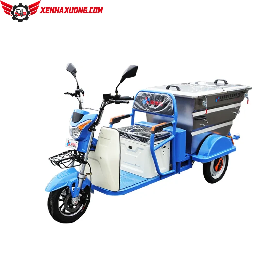 Xe Điện Chở Rác 3 Bánh Chịu Tải Trọng Nặng